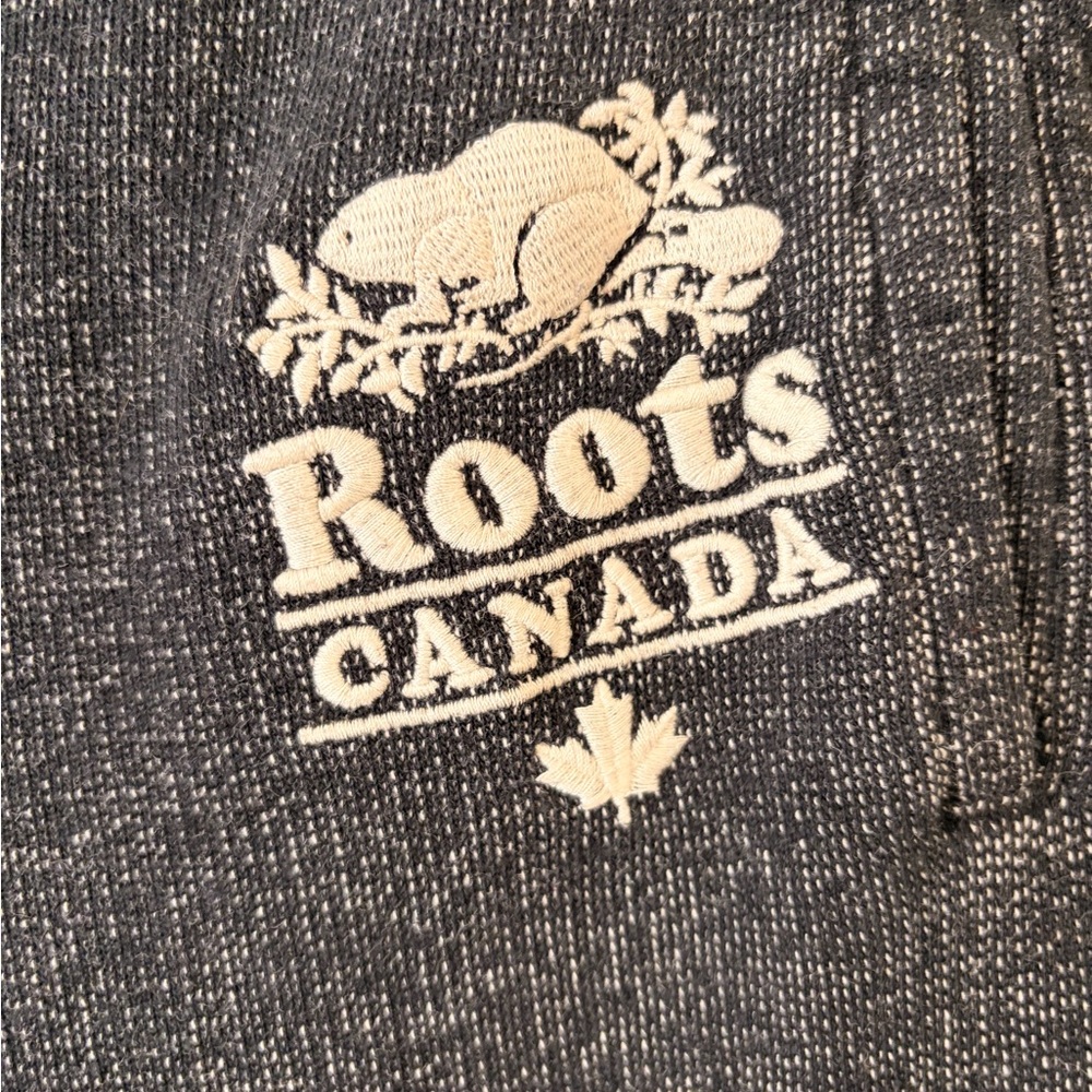 Roots Women's Track Pants with White Drawstring - Picture 3 of 4